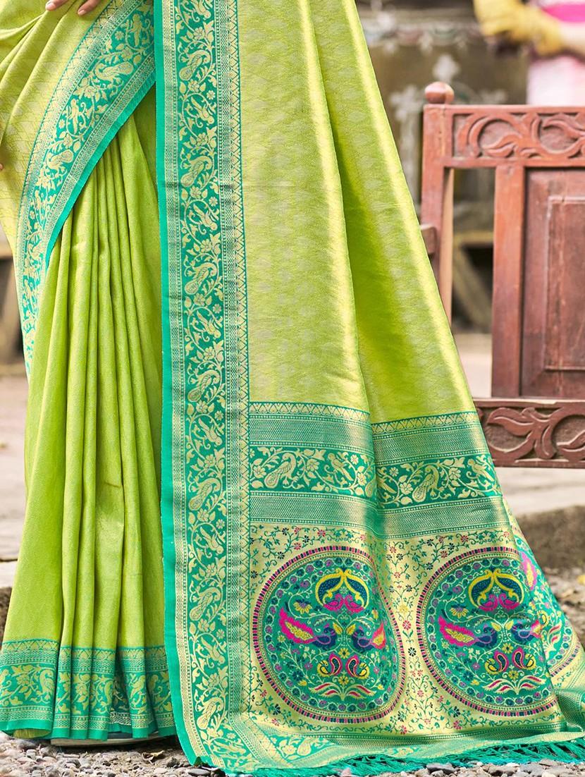 women self design kanjivaram saree with blouse - 22008717 - Standard Image - 2