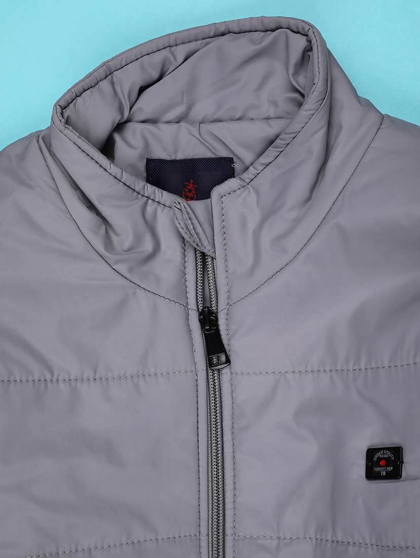 boys solid long sleeve quilted jacket - 22008814 -  Standard Image - 2