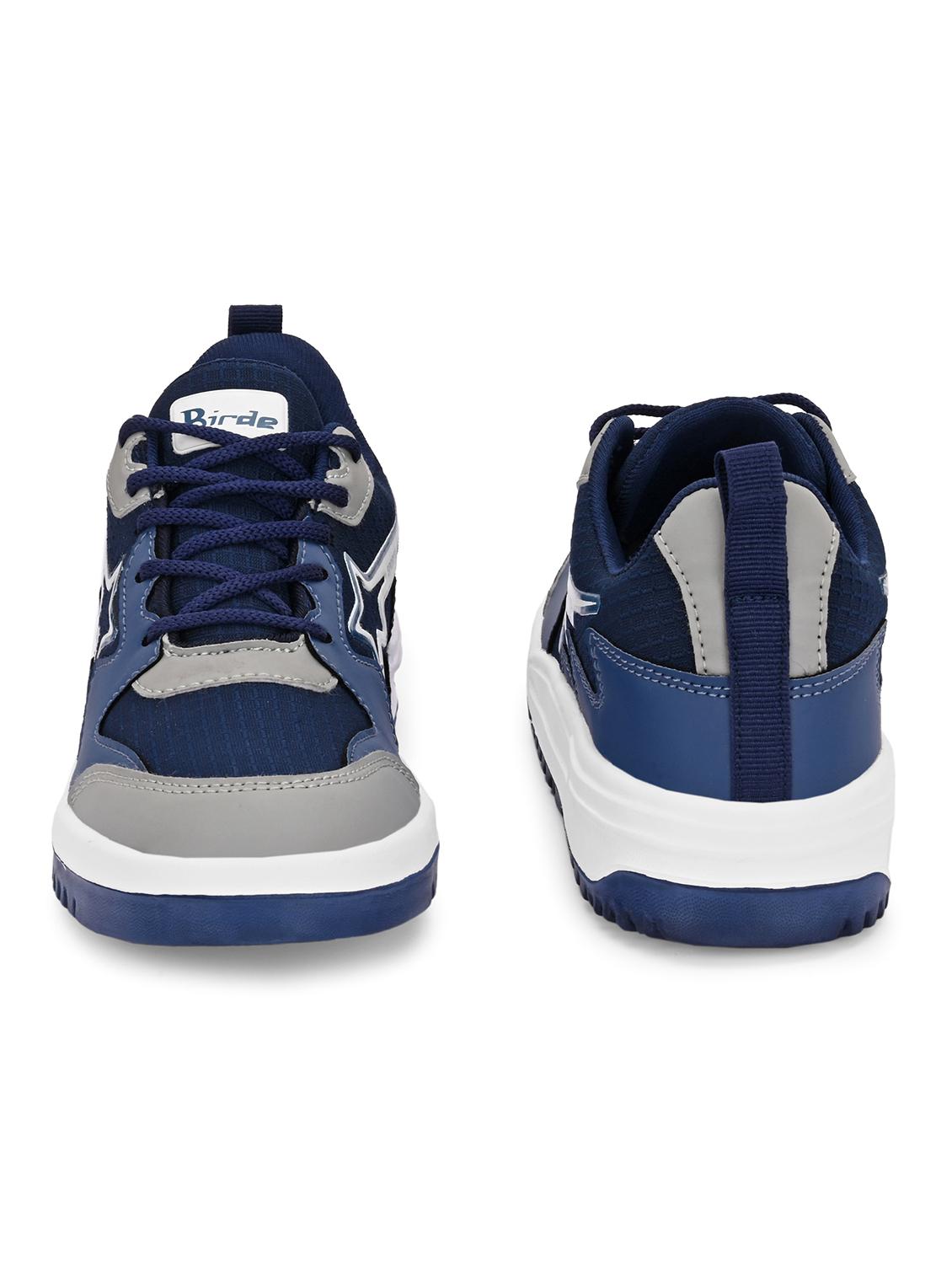 men blue lace up sneaker - 22009237 - Standard Image - 2