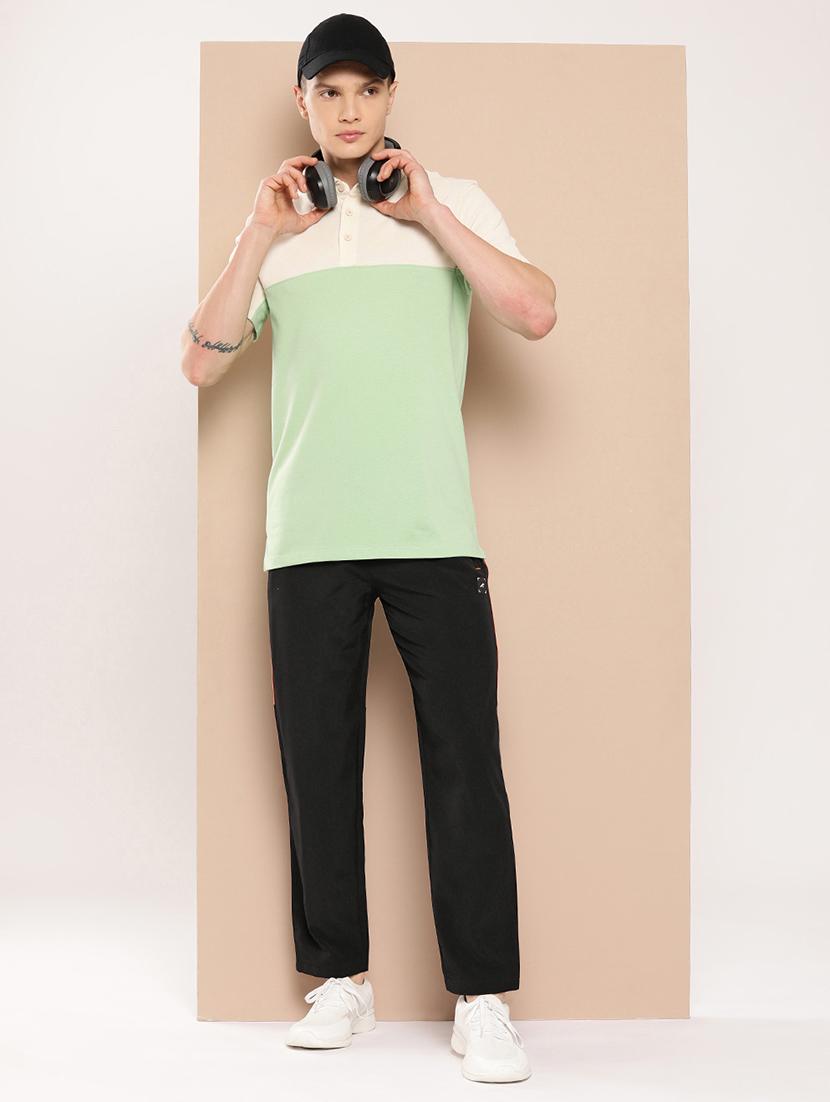 men solid regular fit full length track pant - 22009261 - Standard Image - 2