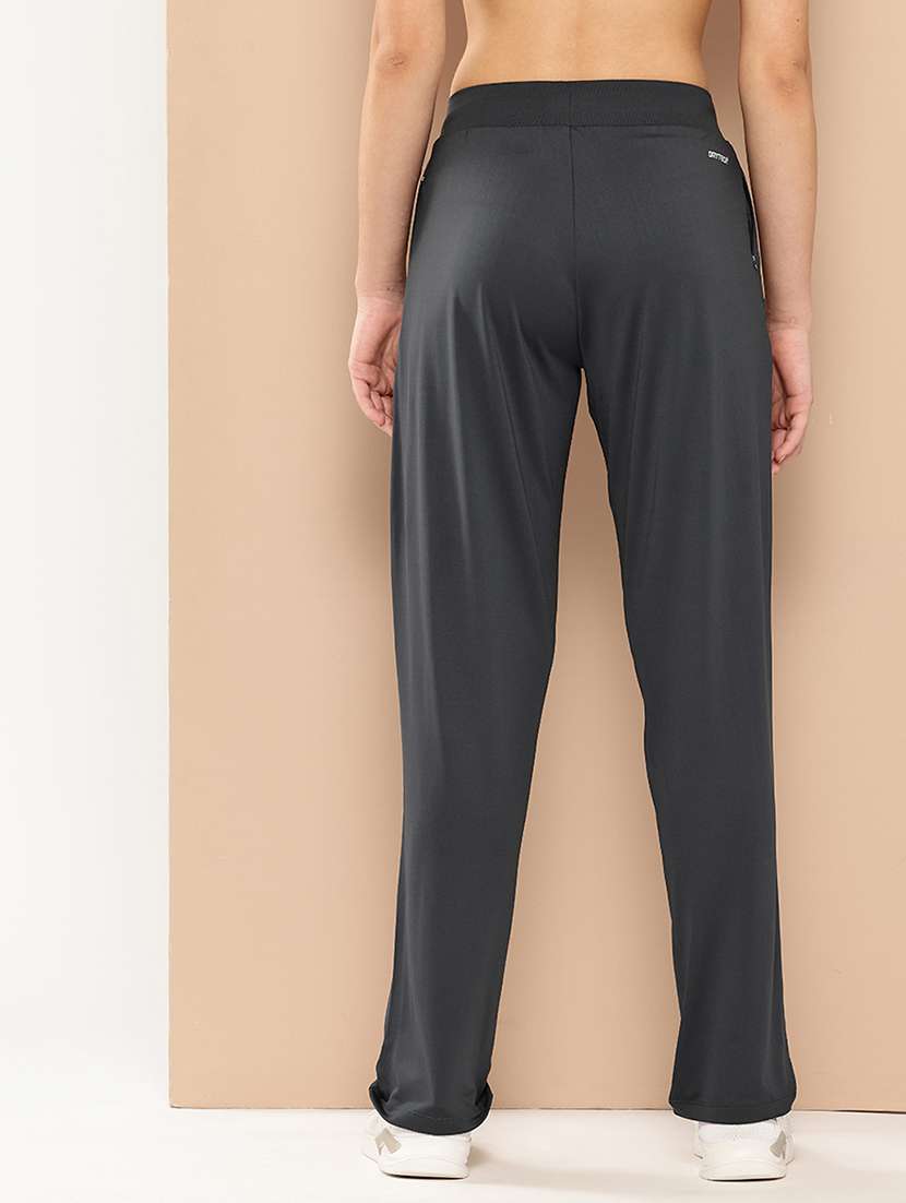 women solid mid rise regular fit track pant - 22009281 -  Standard Image - 2