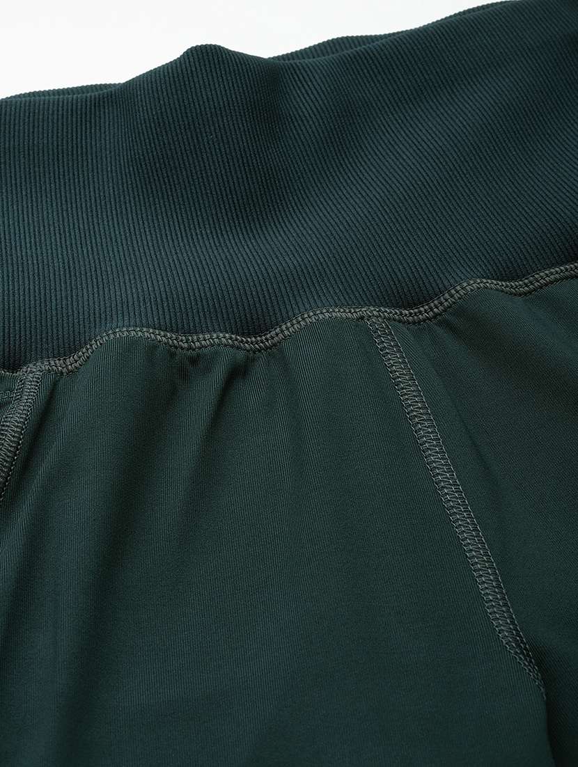 women solid high rise slim fit yoga pant  - 22009283 -  Standard Image - 2