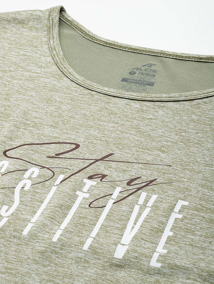 women typographic short sleeve dry fit t-shirt - 22009293 - Standard Image - 2