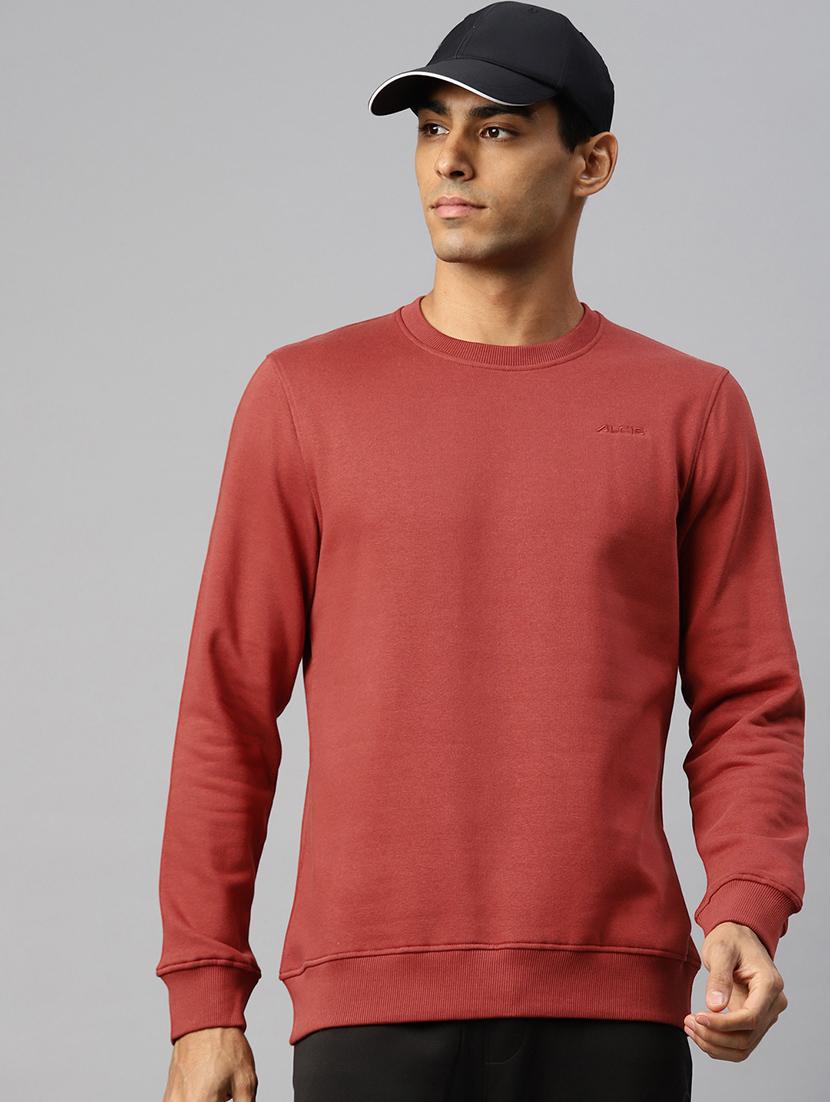 men solid long sleeve regular fit sweatshirt - 22009301 - Zoom Image - 0