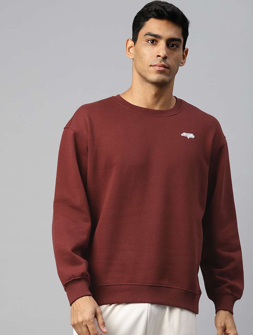 men back print long sleeve regular fit sweatshirt - 22009303 - Standard Image - 2