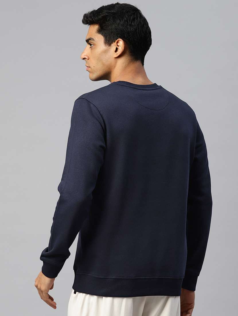 men solid long sleeve regular fit sweatshirt - 22009304 -  Standard Image - 2