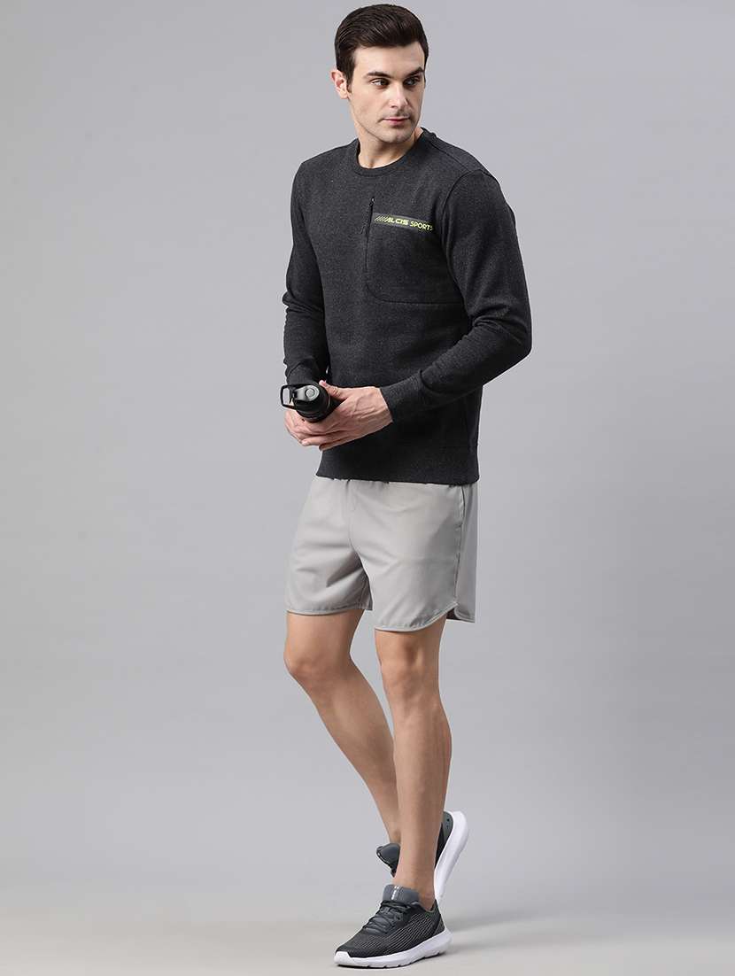 men logo print long sleeve regular fit sweatshirt - 22009306 -  Standard Image - 2