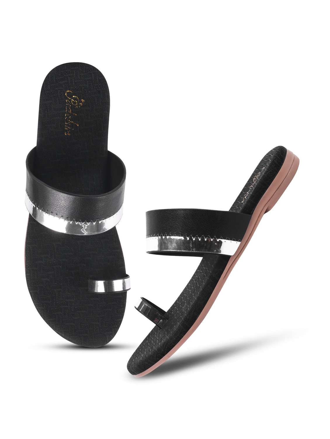 women one toe flat sandal - 22009330 -  Standard Image - 2