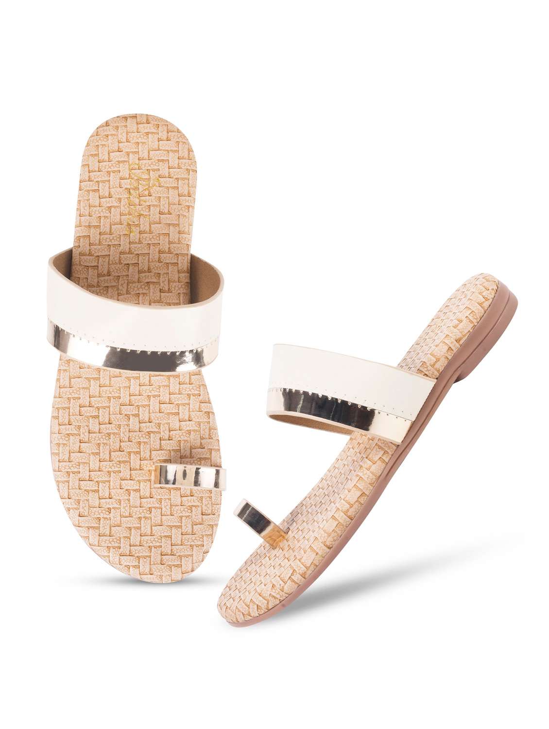 women one toe flat sandal - 22009332 -  Standard Image - 2