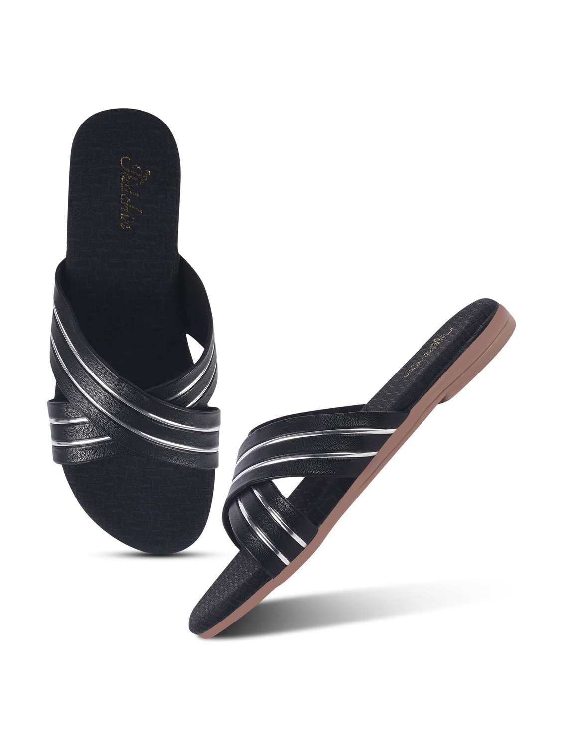 women slip on flat sandal - 22009333 - Standard Image - 2