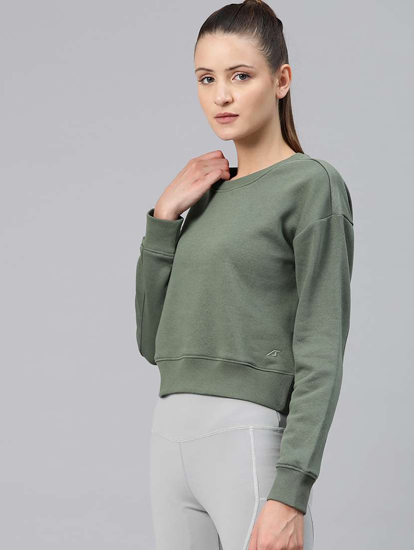 women typographic long sleeve pullover sweatshirt - 22009348 -  Standard Image - 2