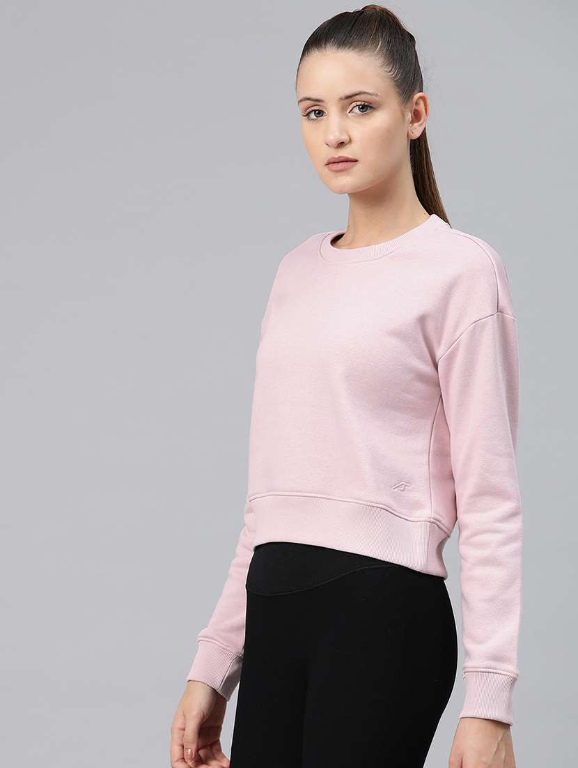 women typographic long sleeve pullover sweatshirt - 22009350 -  Standard Image - 2