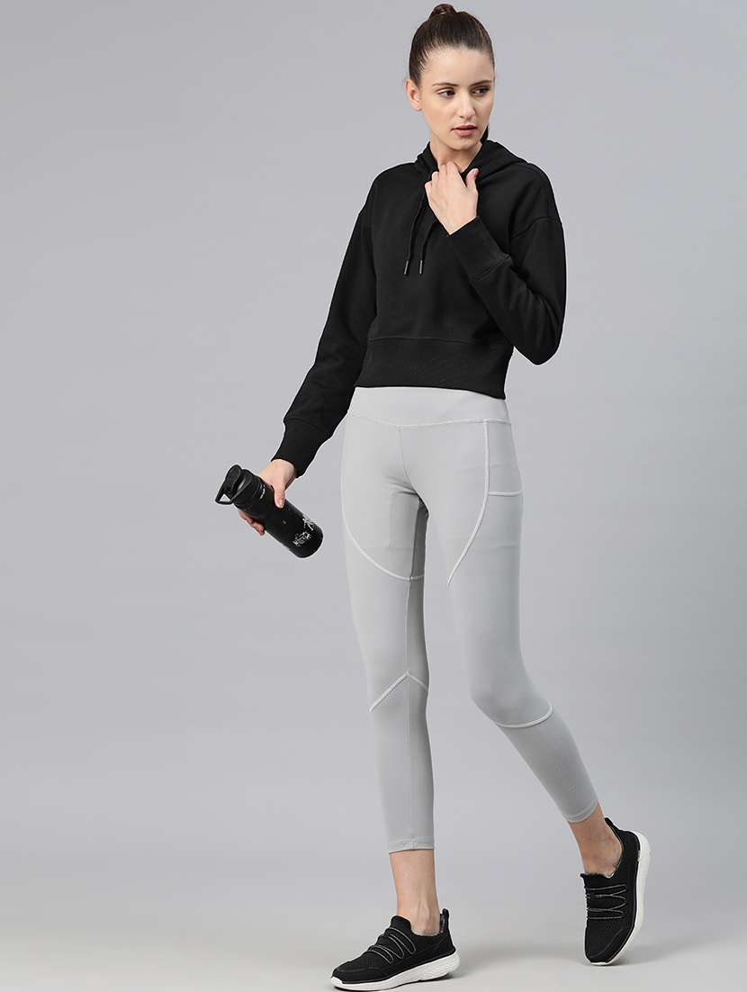 women solid long sleeve pullover sweatshirt - 22009352 - Standard Image - 2