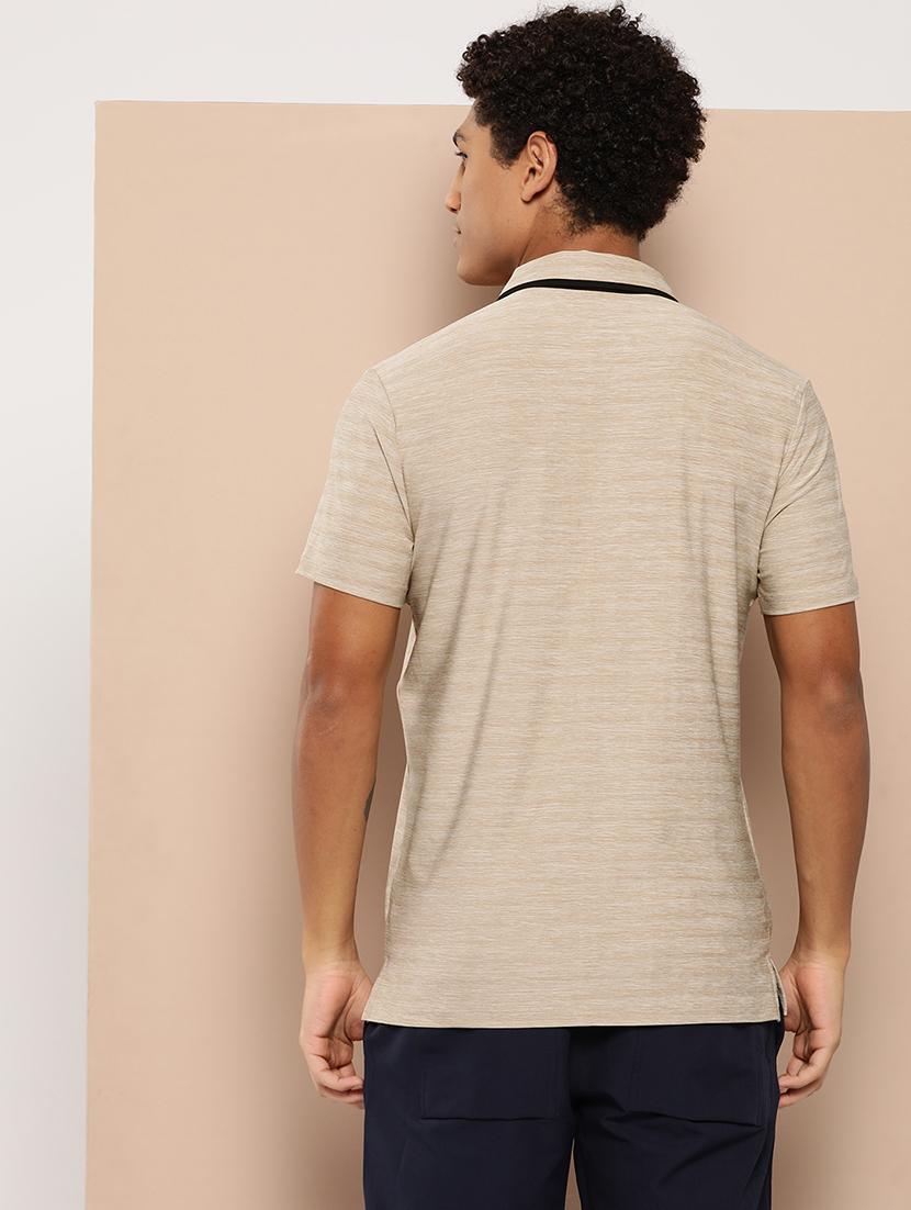 men striped short sleeve regular fit polo t-shirt - 22009369 - Standard Image - 2