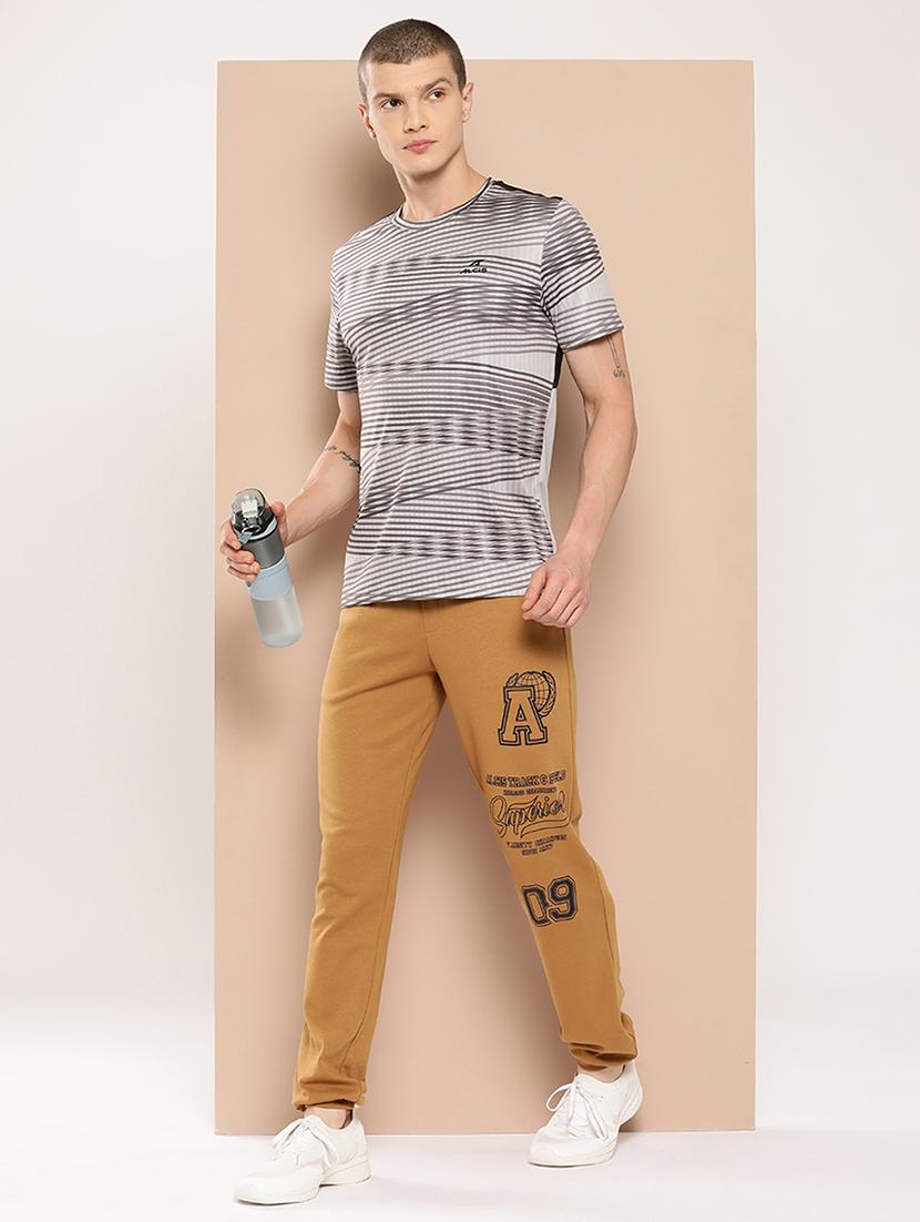 men striped short sleeve regular fit sport t-shirt - 22009380 - Standard Image - 2
