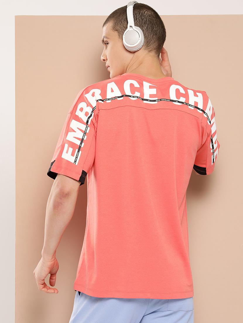 men back print short sleeve loose fit t-shirt - 22009384 - Standard Image - 2