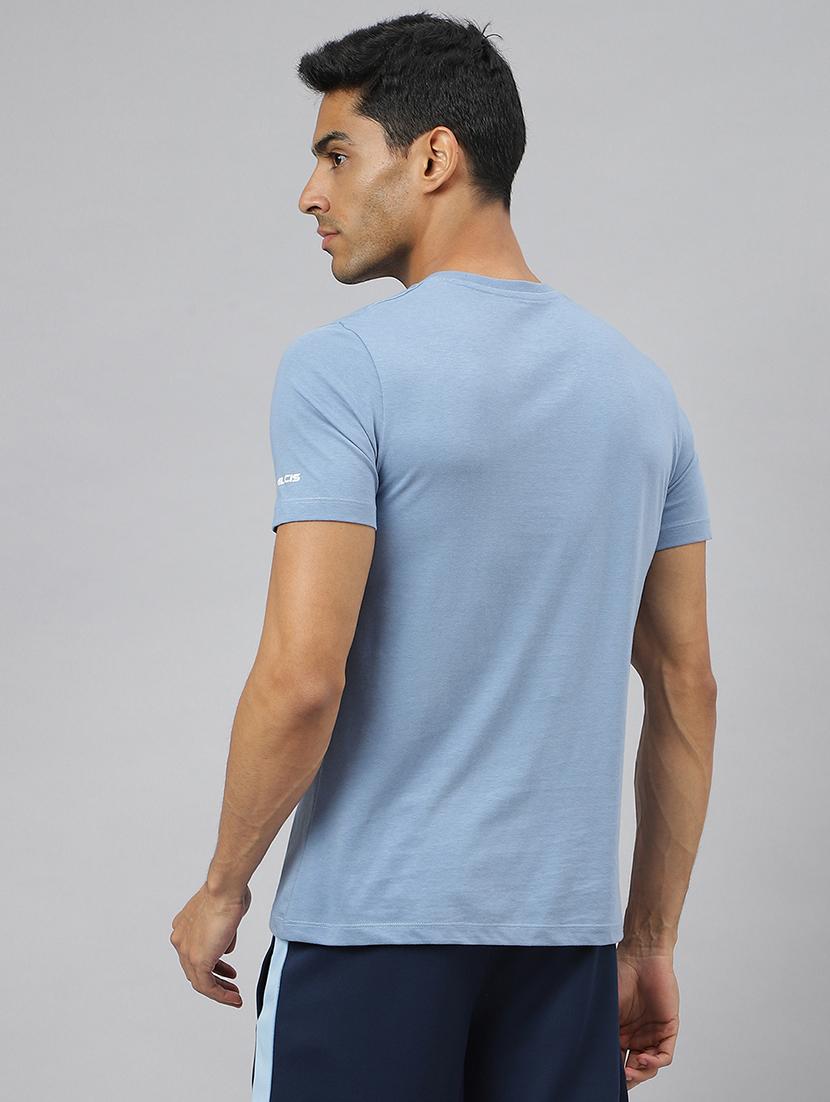 men front print short sleeve regular fit t-shirt - 22009390 - Standard Image - 2