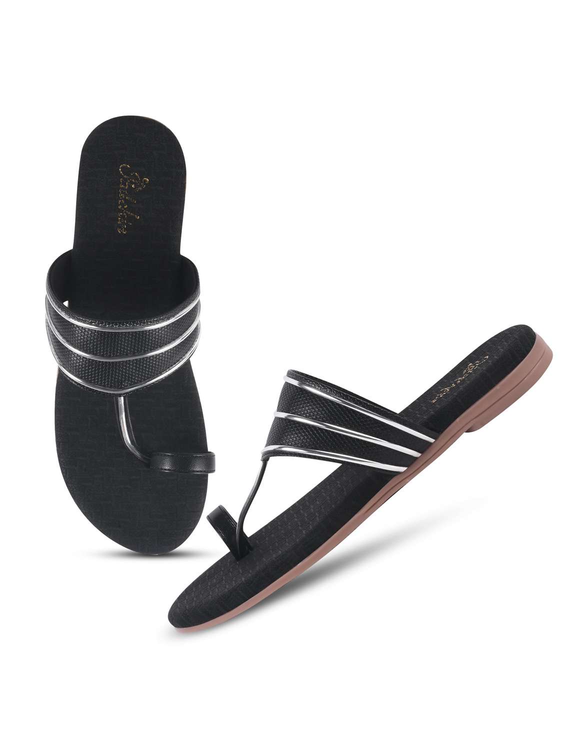 women one toe flat sandal - 22009418 - Standard Image - 2
