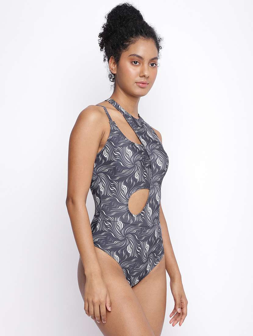 women printed sleeveless monokini - 22009427 -  Standard Image - 2