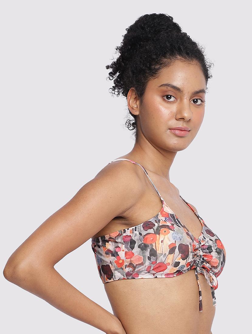 women printed sleeveless bikini set - 22009495 - Standard Image - 2