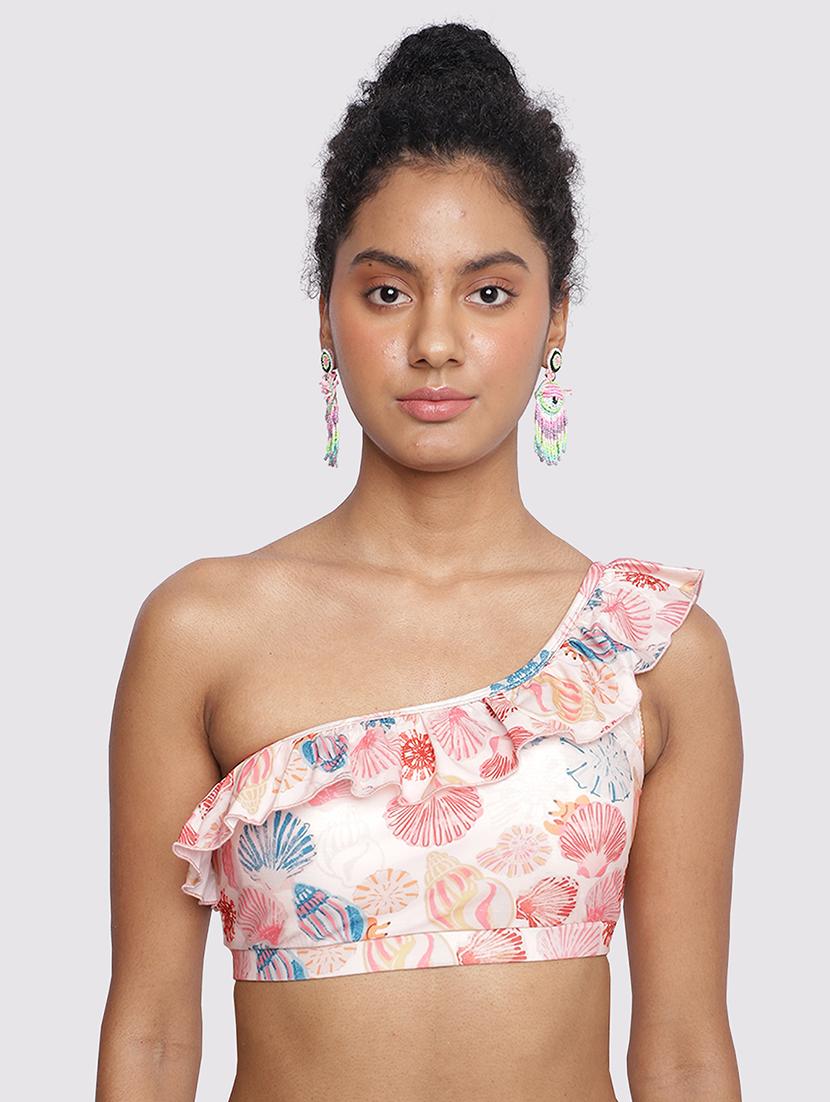 women printed sleeveless bikini set - 22009497 - Standard Image - 2