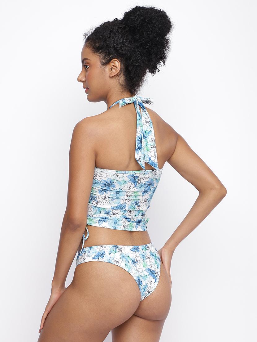 women floral print low rise bikni - 22009498 - Standard Image - 2