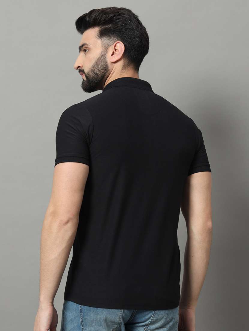 men printed short sleeve regular fit polo t-shirt - 22009526 -  Standard Image - 2