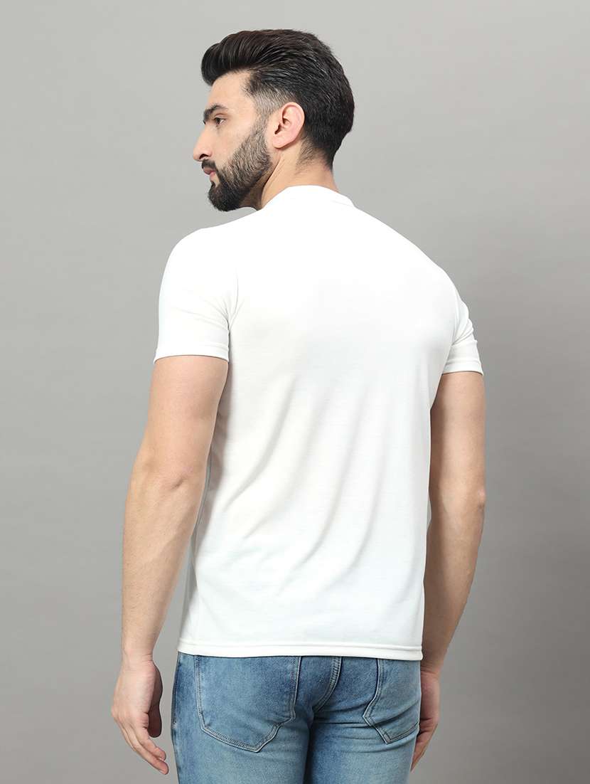 men solid short sleeve regular fit t-shirt - 22009549 -  Standard Image - 2