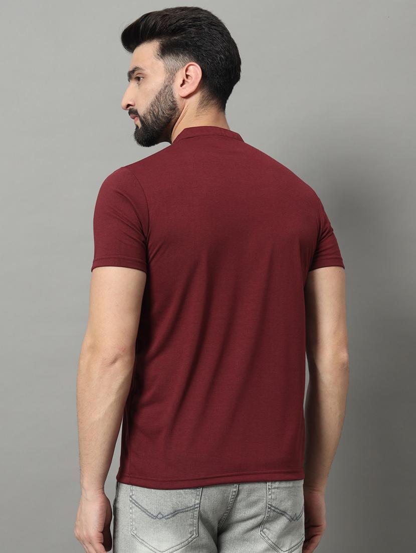men solid short sleeve regular fit t-shirt - 22009550 - Standard Image - 2