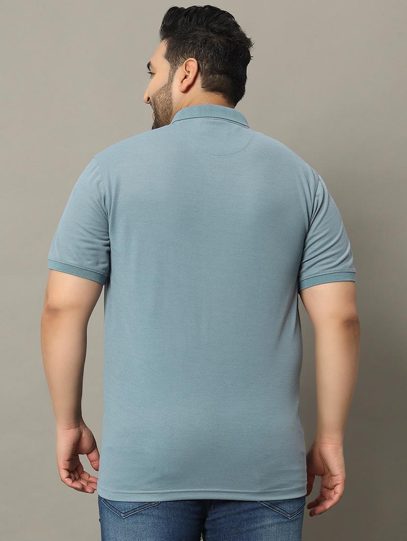 men solid short sleeve regular fit polo t-shirt - 22009566 - Standard Image - 2