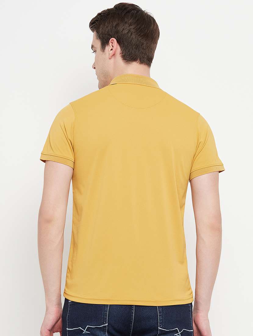 men solid short sleeve regular fit polo t-shirt - 22009576 -  Standard Image - 2