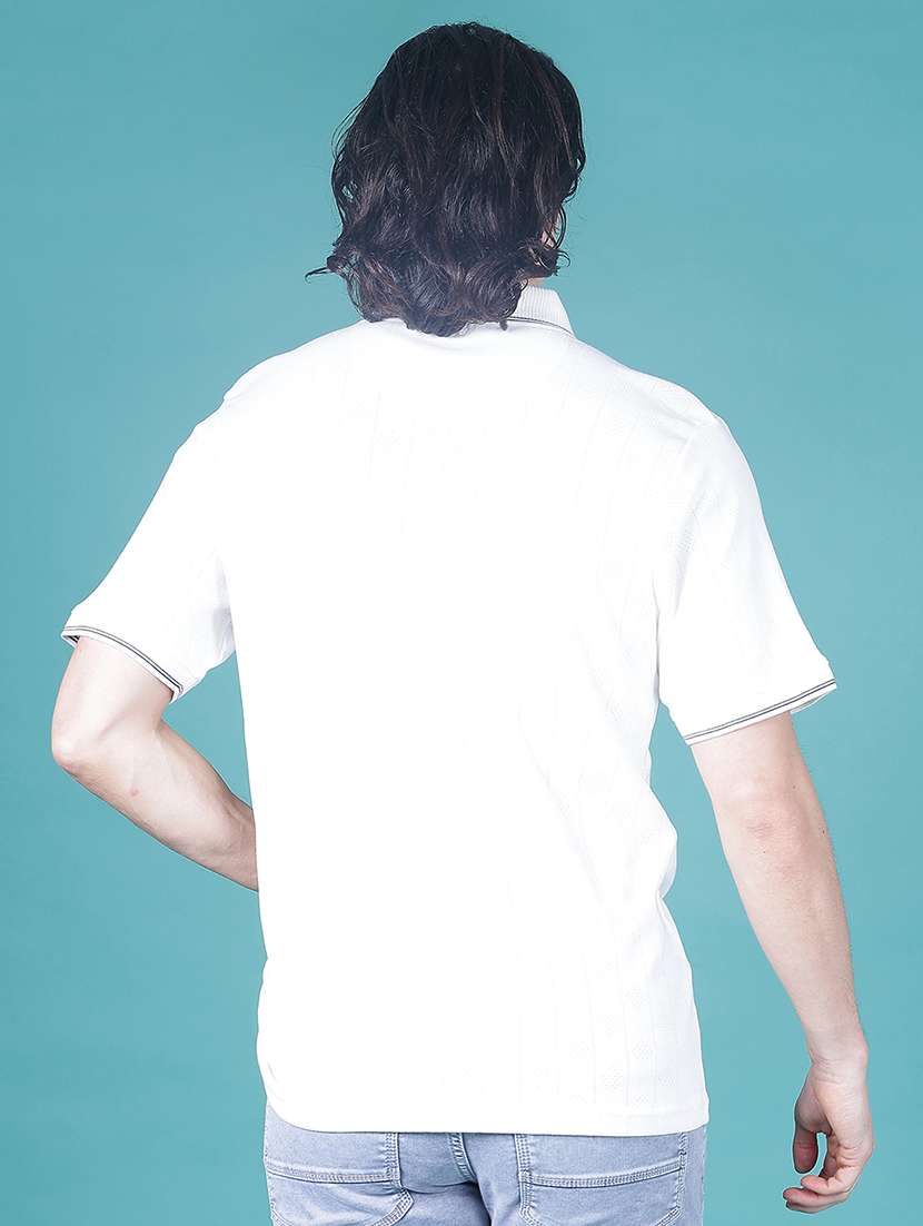 men self design short sleeve regular fit polo t-shirt - 22010690 -  Standard Image - 2