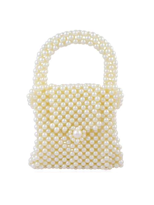 handcrafted pearl handbag crossbody party bag - 22011283 -  Standard Image - 0