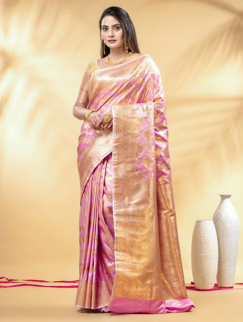 women self design banarasi saree with blouse - 22011294 -  Standard Image - 0