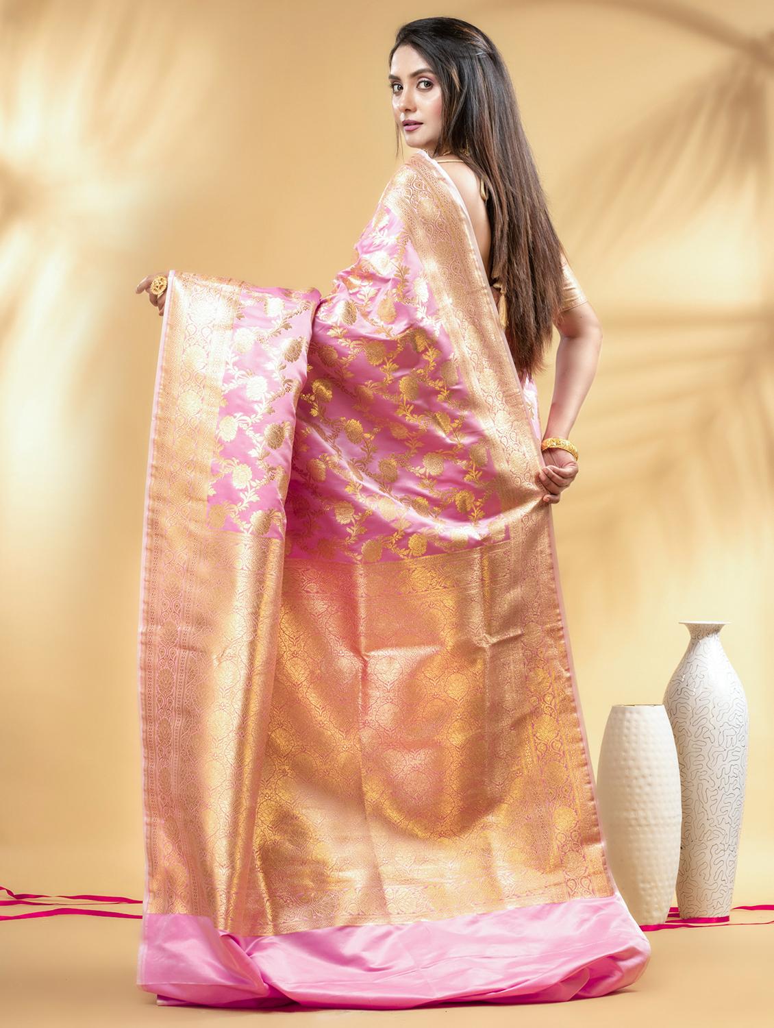 women self design banarasi saree with blouse - 22011294 - Standard Image - 2
