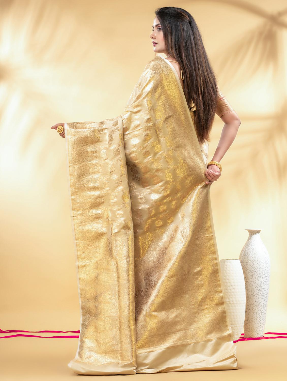 women self design banarasi saree with blouse - 22011305 - Standard Image - 2
