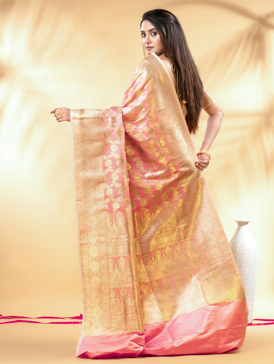 women self design banarasi saree with blouse - 22011306 - Standard Image - 2