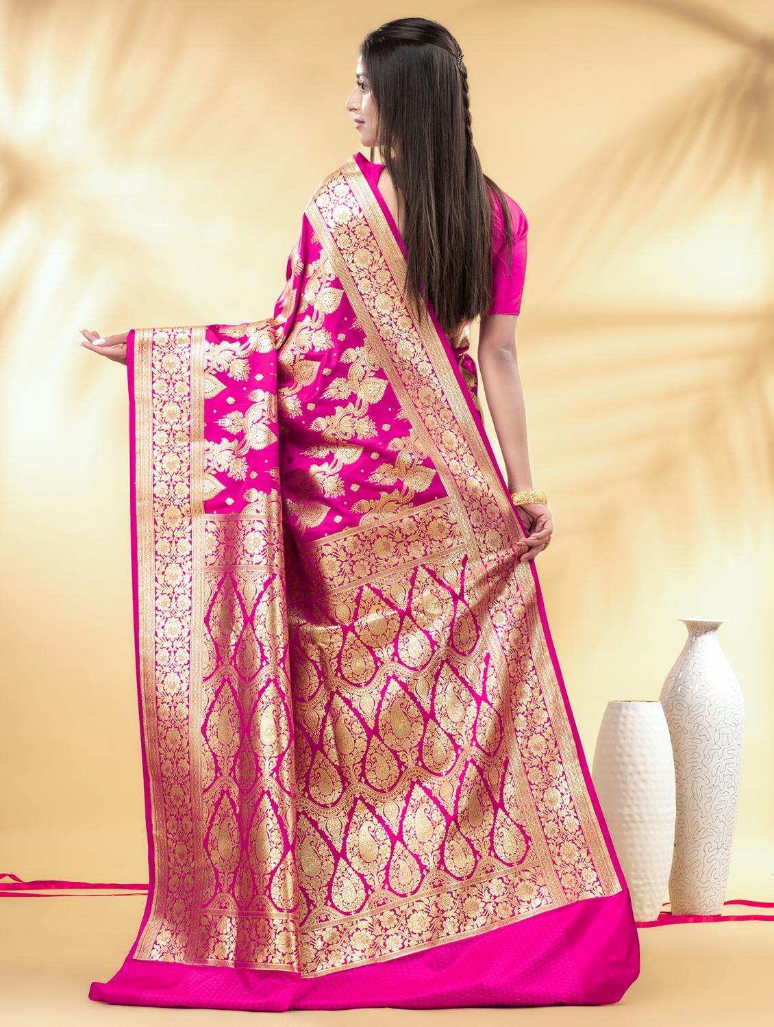 women self design banarasi saree with blouse - 22011321 - Standard Image - 2