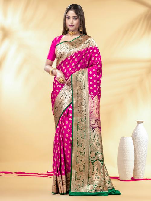 women self design banarasi saree with blouse - 22011339 - Standard Image - 0