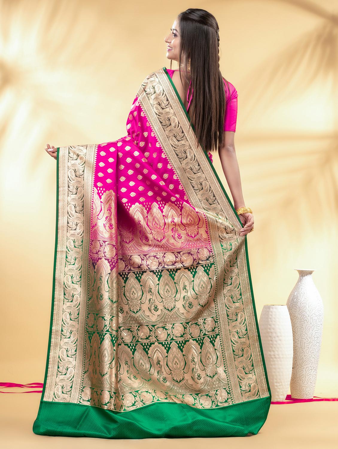 women self design banarasi saree with blouse - 22011339 - Standard Image - 2
