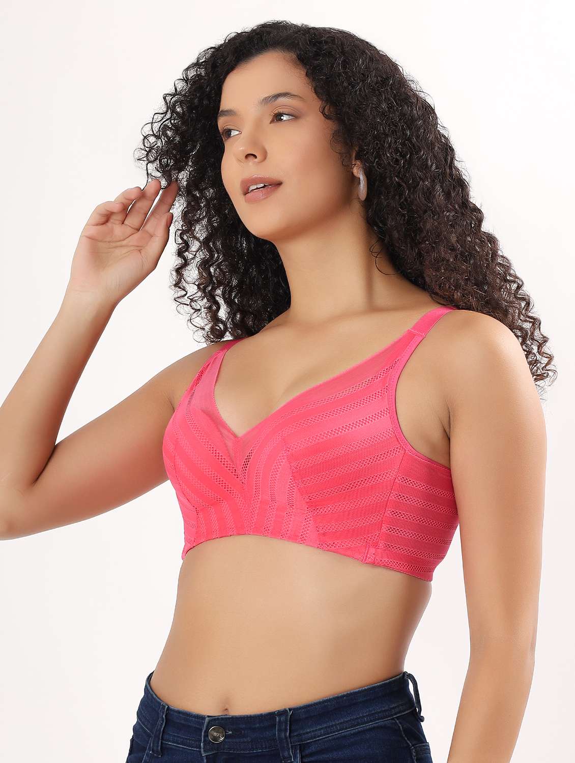 women solid heavily padded t-shirt bra - 22011366 -  Standard Image - 2