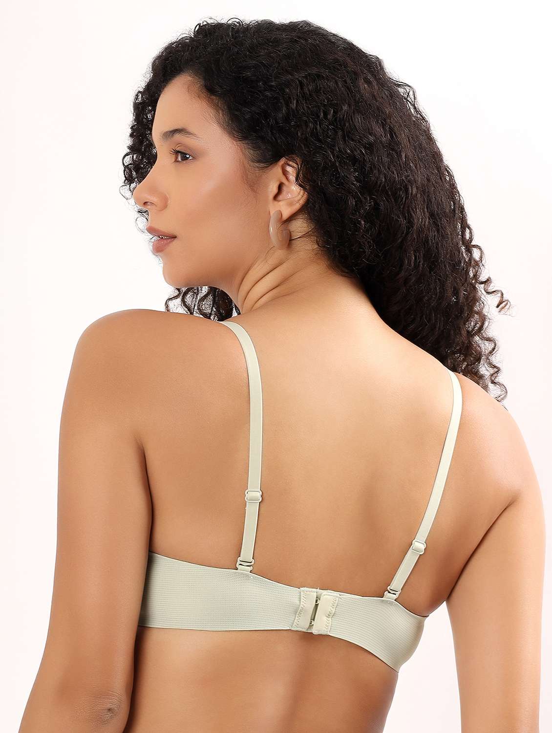 women solid non-wired plunge bra - 22011391 -  Standard Image - 2