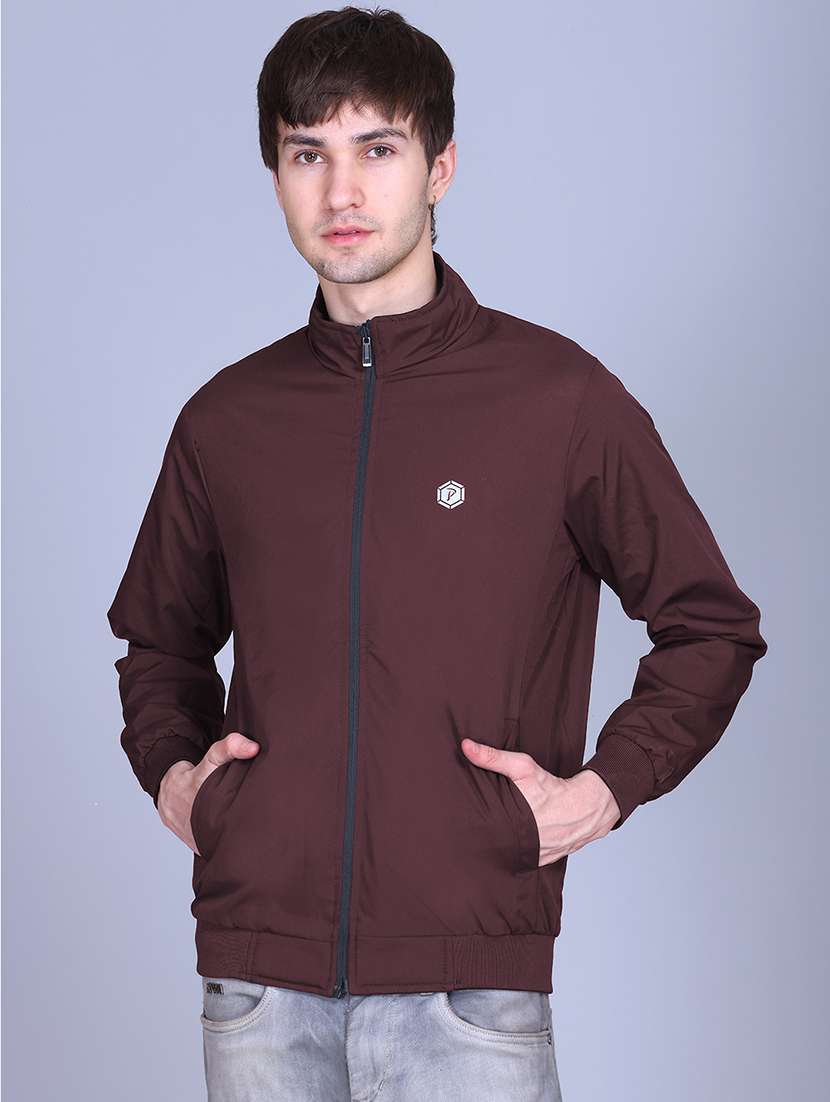 men solid long sleeve reversible bomber jacket - 22011434 -  Standard Image - 2