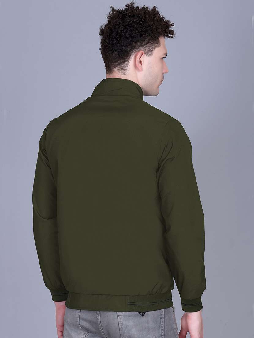 men solid long sleeve reversible bomber jacket - 22011435 -  Standard Image - 2