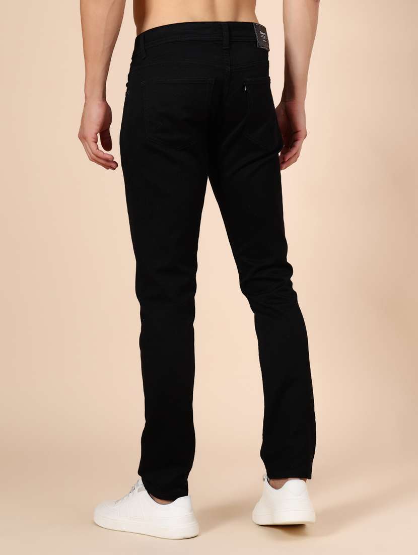 men plain mid rise full length jean - 22011886 -  Standard Image - 2