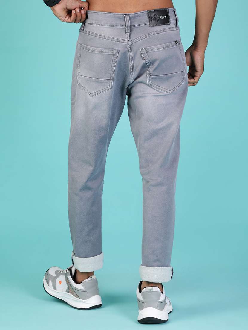 Men Washed Mid Rise Full Length Jean - 22011890 -  Standard Image - 2