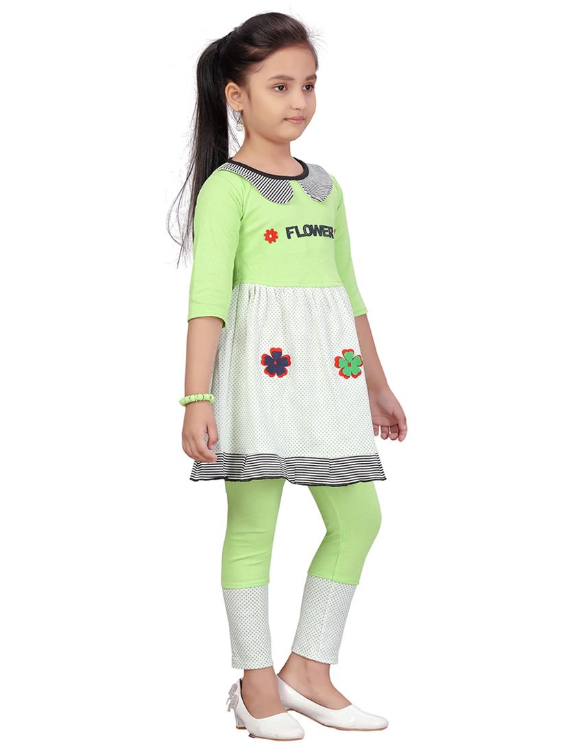 girls printed top and trouser co-ord set - 22012009 - Standard Image - 2