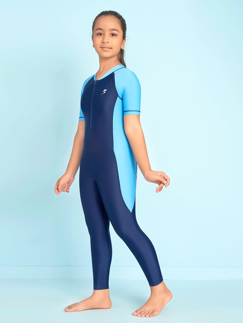 girls printed short sleeve swimsuit - 22012554 - Standard Image - 2