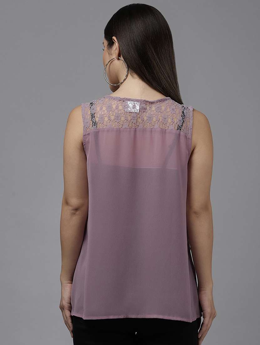 women purple solid sleeveless regualr shrug - 22012712 - Standard Image - 2