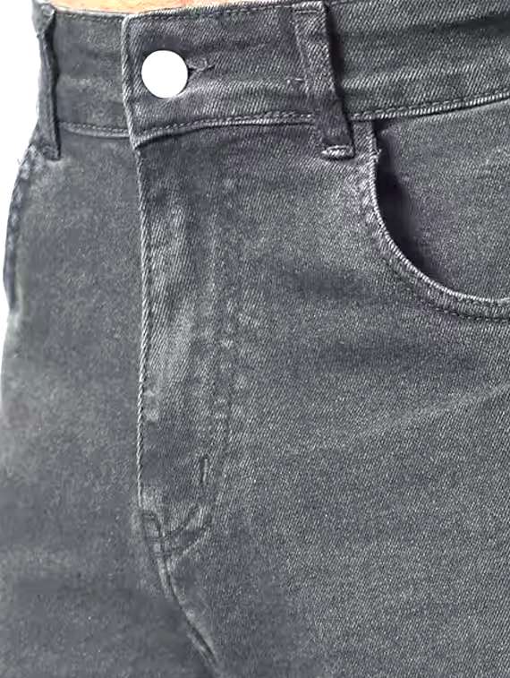 men grey plain mid rise baggy jeans - 22012919 -  Standard Image - 2